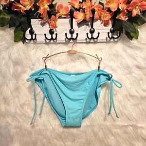 G21 Sexy Ocean Blue String Bikini Bottoms
